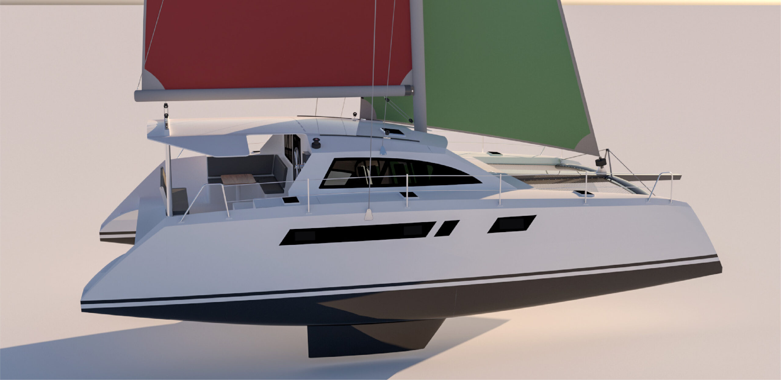 Tàu Sông Lô 1270 – cabin lái và boong trước, thân trắng nổi bật / Song Lo 1270 boat – helm station and foredeck, sleek white hull